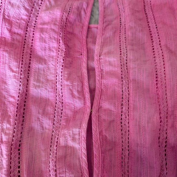 LoveShackFancy Pink Ruffle Mini Dress - Picture 7 of 13